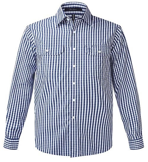 Pilbara Mens Check L/S Shirt