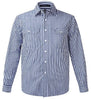 Navy White Check