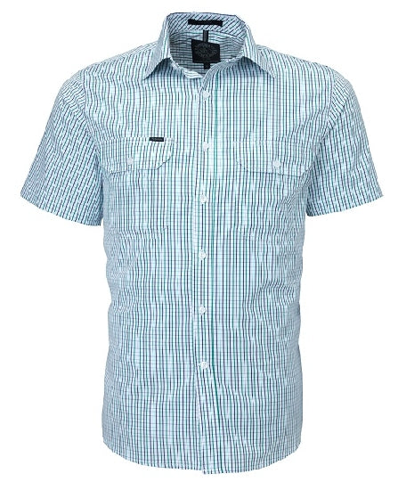 Pilbara Mens S/S Shirt, Double Pockets