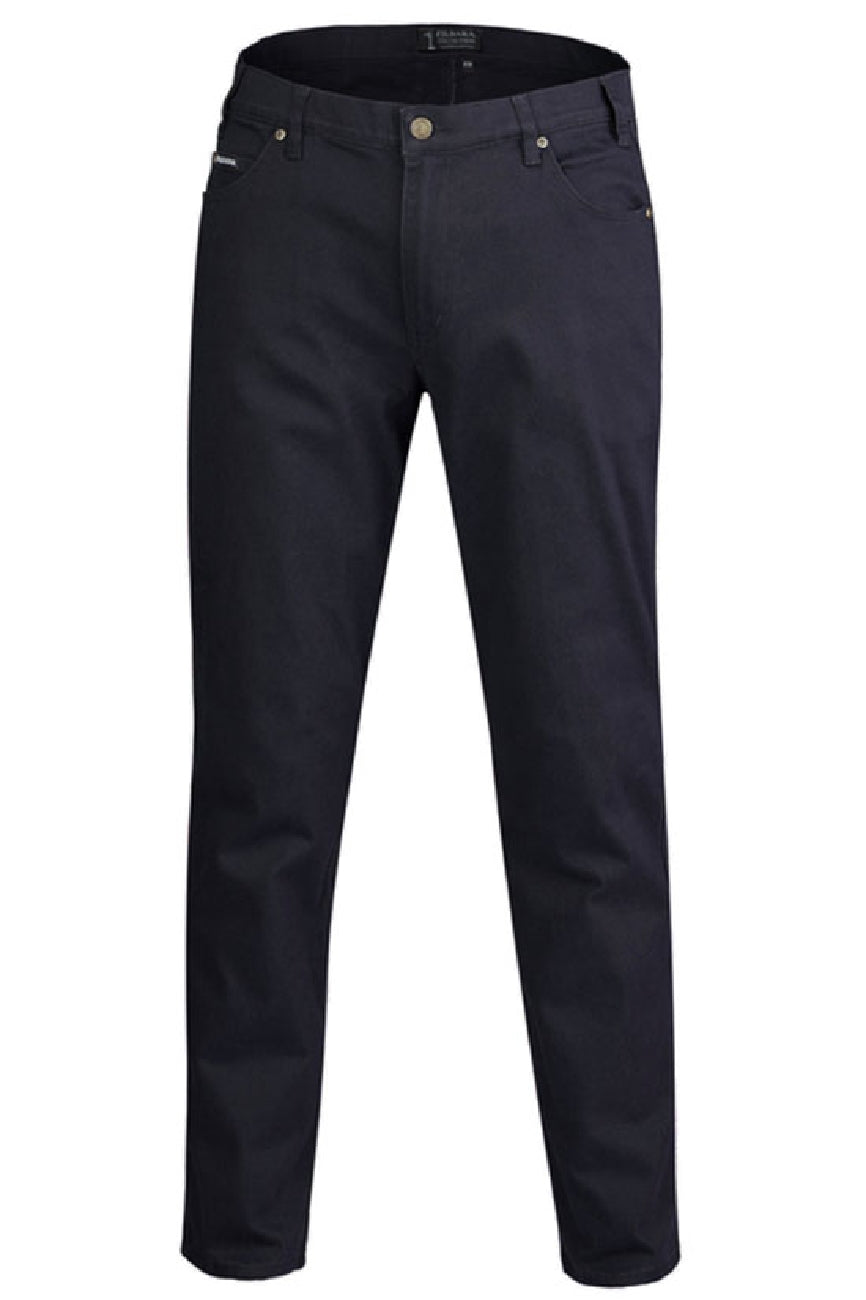 Pilbara Mens Cotton Stretch Jean - Navy