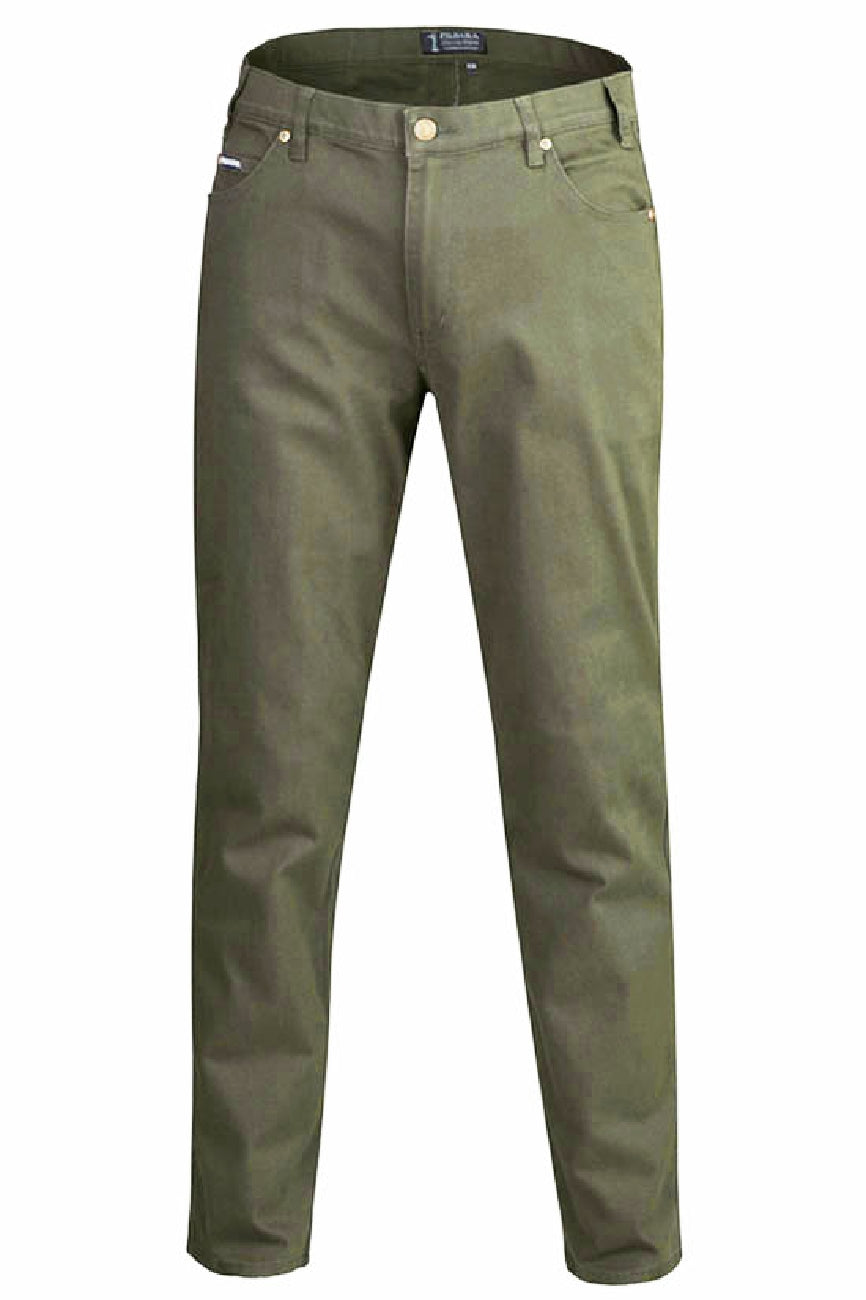 Pilbara Mens Cotton Stretch Jean Short
