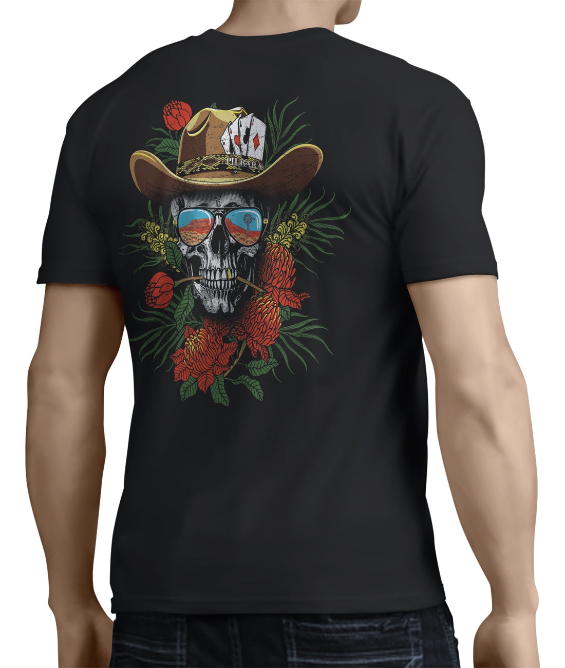 Pilbara Men's Waratah Skull T-Shirt