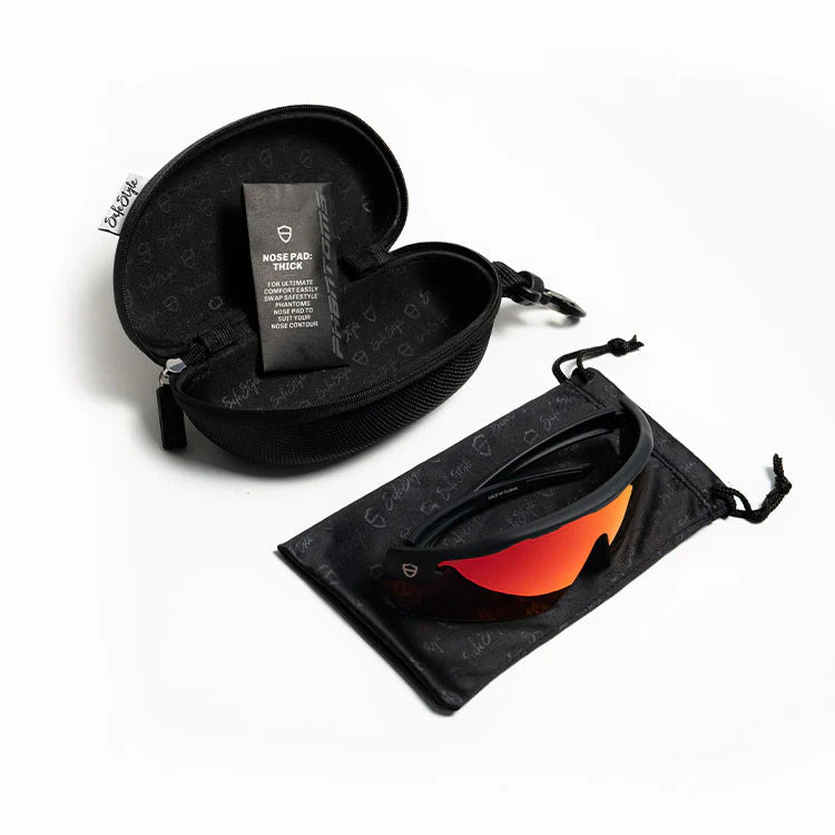 Phantoms Matte Black Frame/Reflectors Red Lens