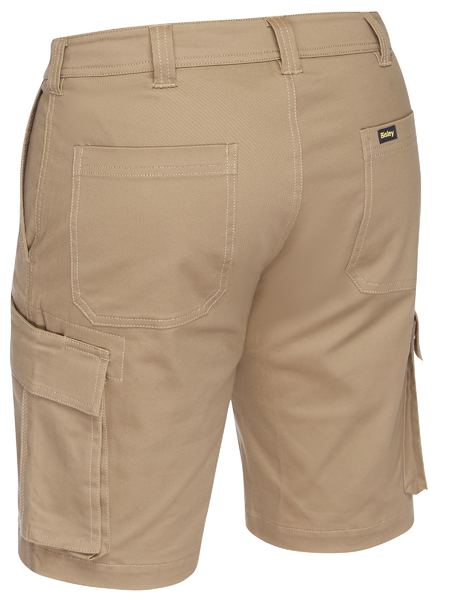 Stretch Cotton Drill Cargo Short