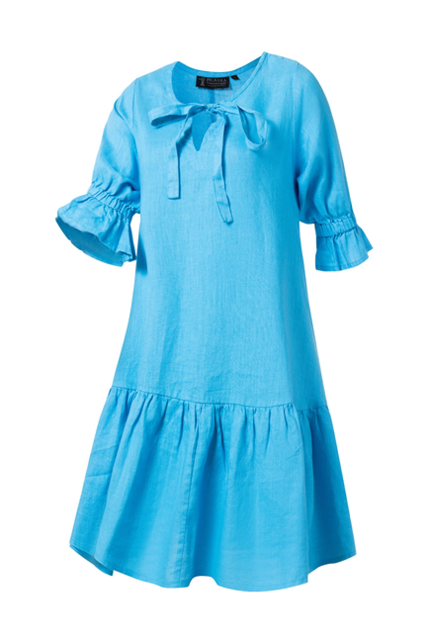 TILLY Linen 3/4 Sleeve Dress