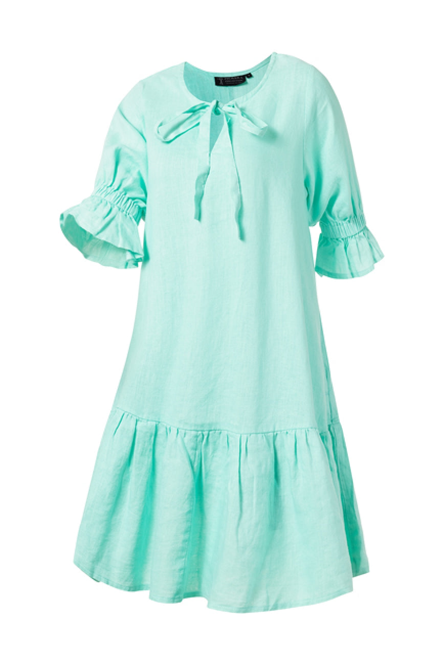 TILLY Linen 3/4 Sleeve Dress