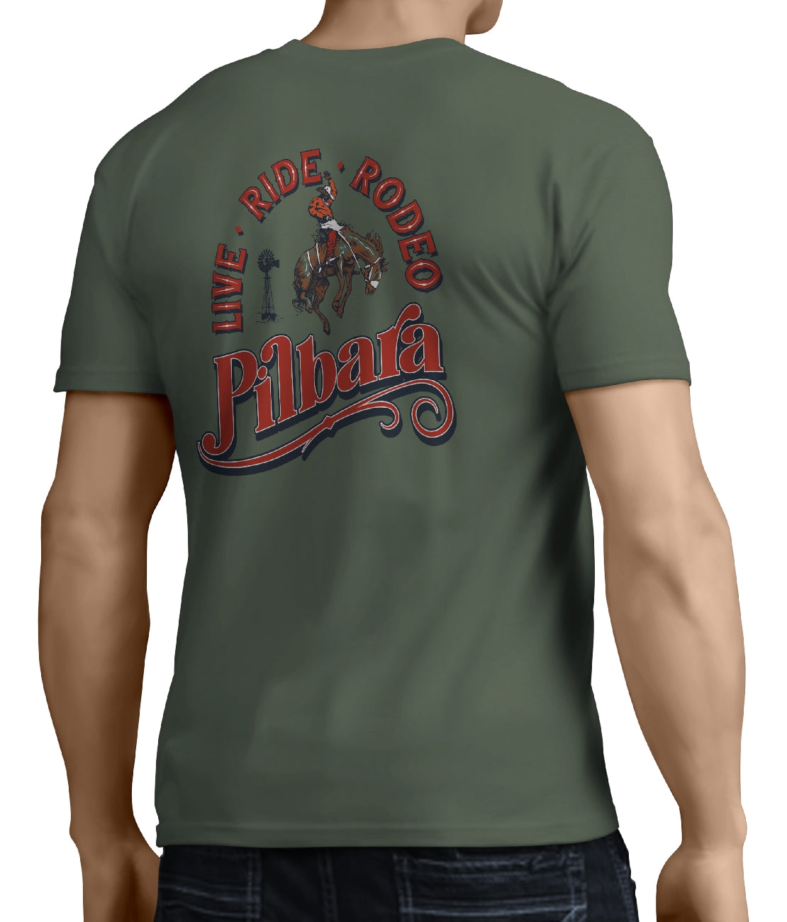 Pilbara Men's Rodeo T-Shirt