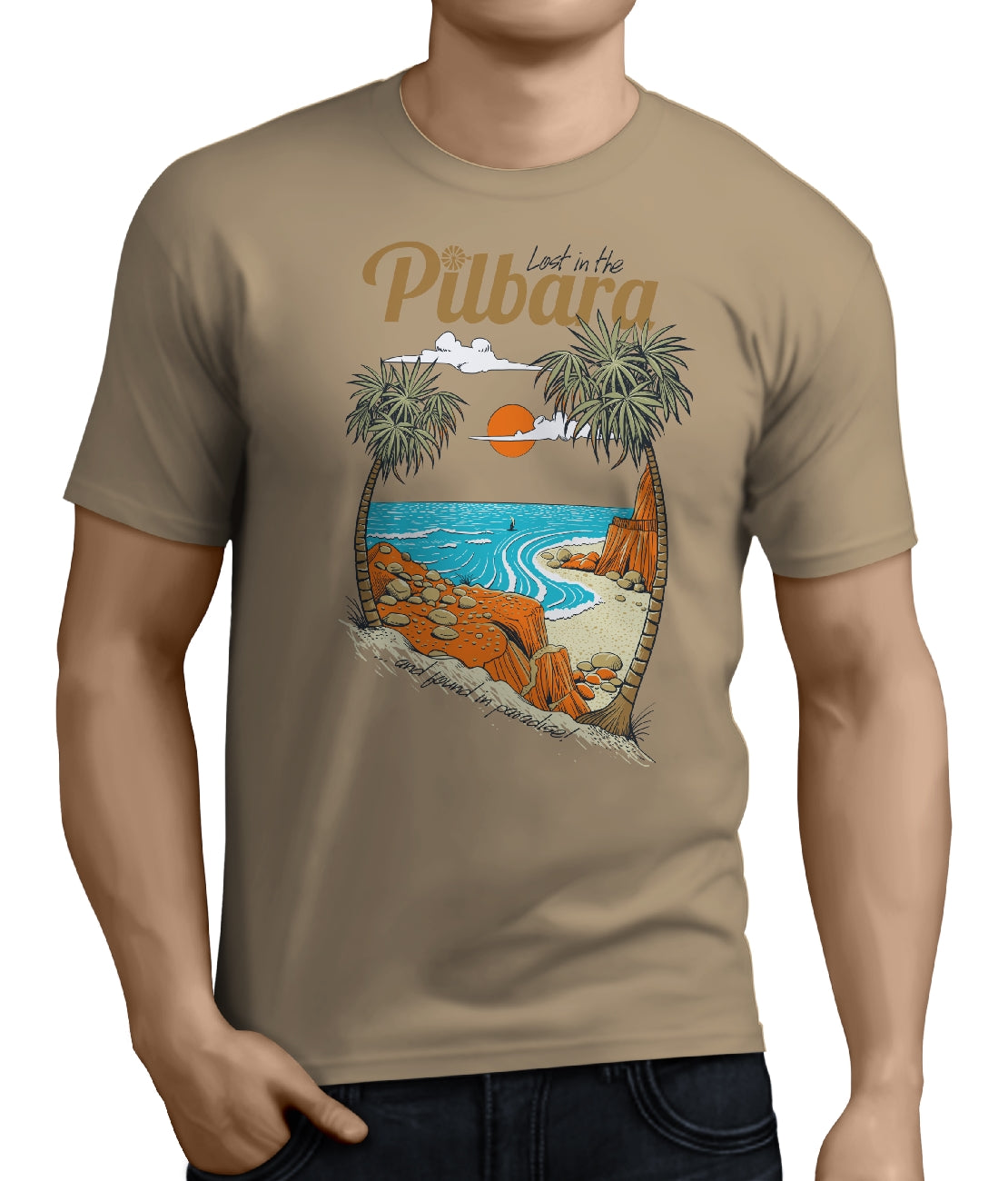 Pilbara Men's Paradise T-Shirt