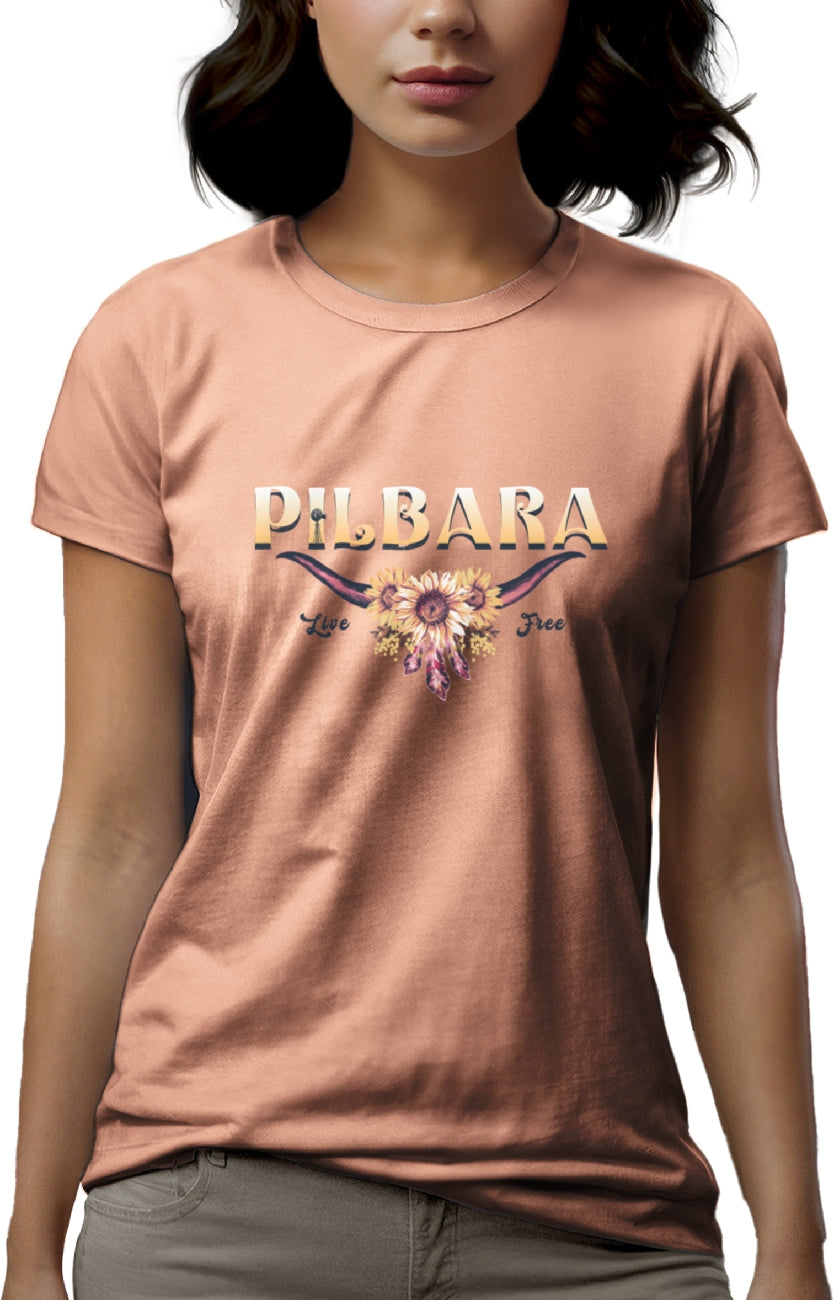 Pilbara Women's Live Free T-Shirt
