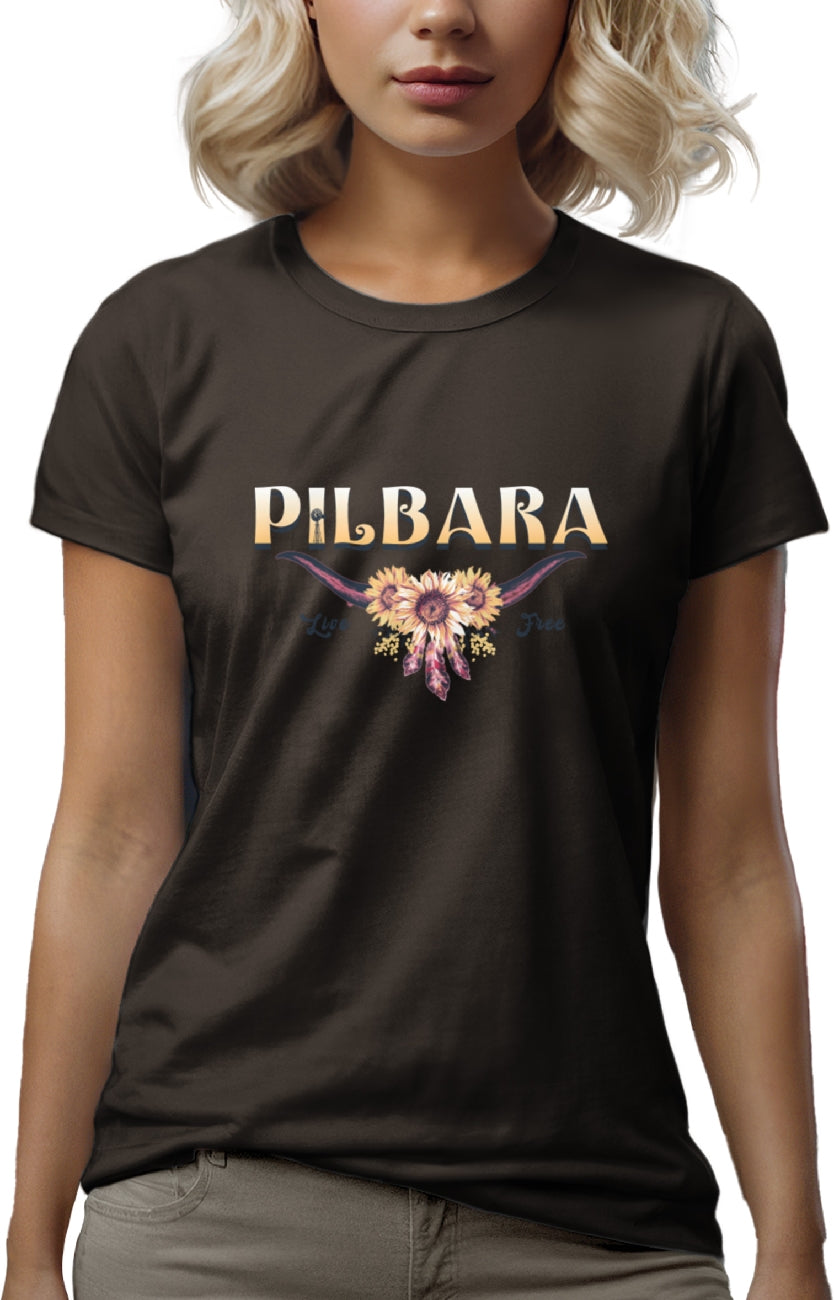 Pilbara Women's Live Free T-Shirt