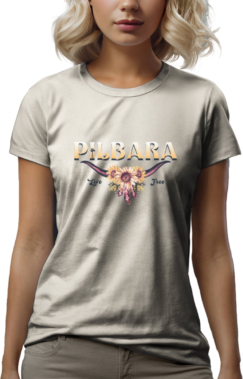 Pilbara Women's Live Free T-Shirt