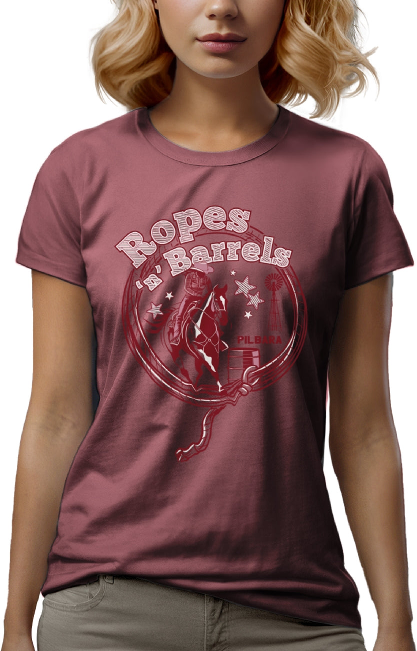 Pilbara Women's Ropes 'n' Barrels T-Shirt