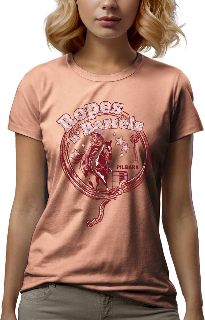 Pilbara Women's Ropes 'n' Barrels T-Shirt