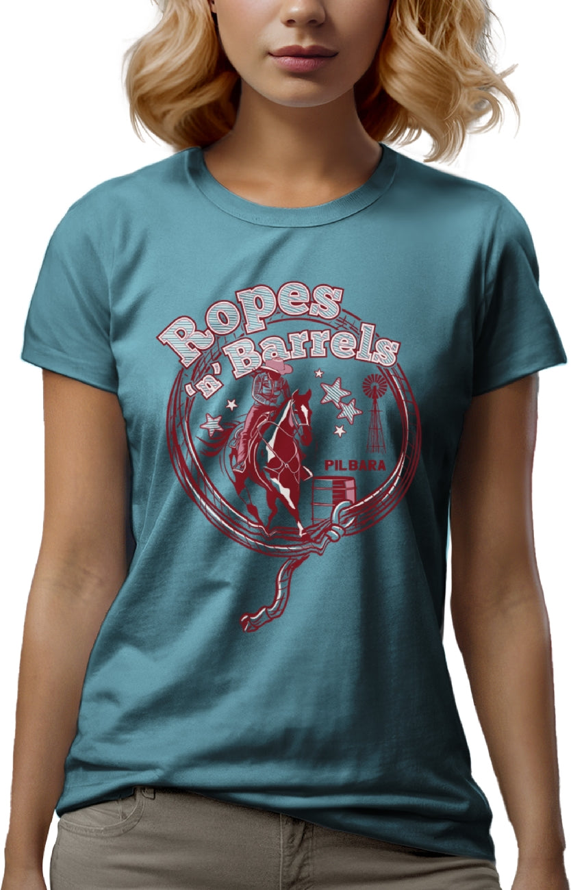 Pilbara Women's Ropes 'n' Barrels T-Shirt