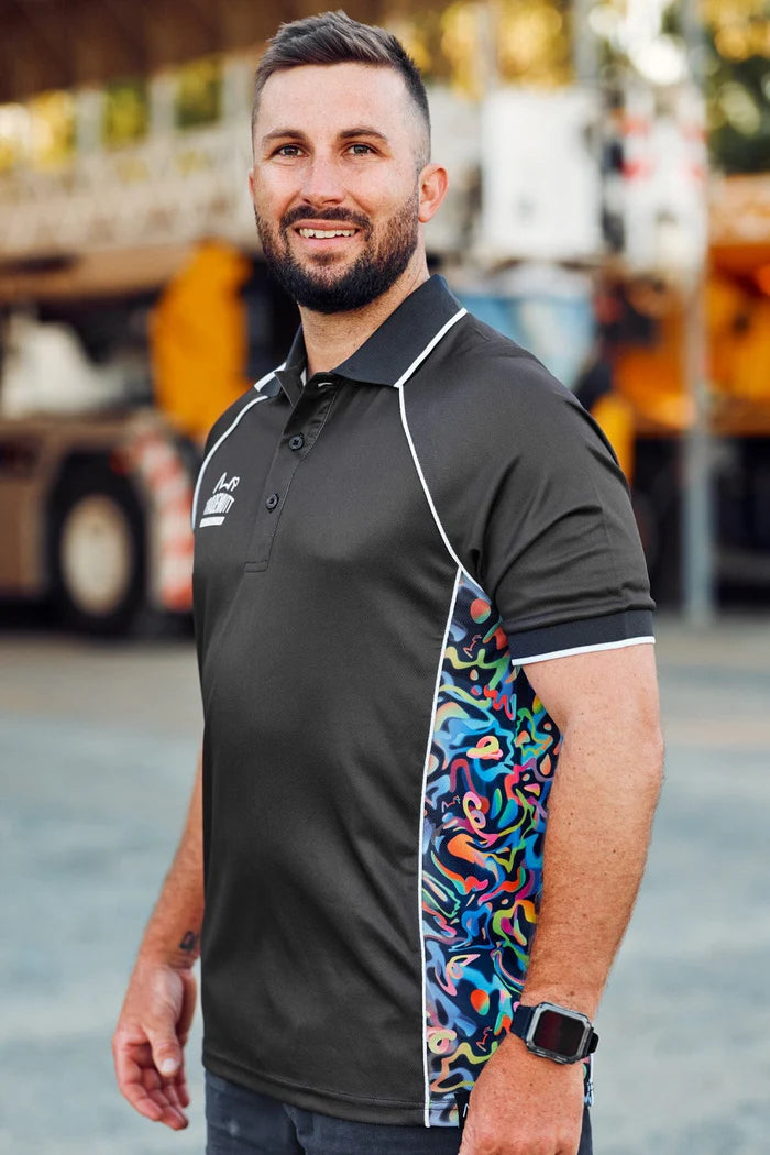 Unisex RPET Pearler Charcoal Polo