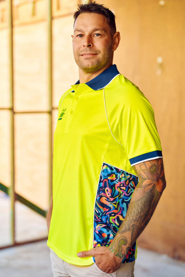 Unisex RPET Pearler Yellow Polo