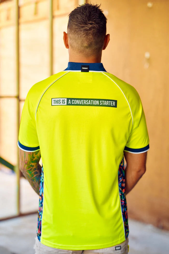 Unisex RPET Pearler Yellow Polo