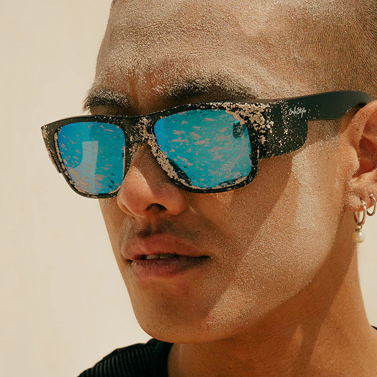 Fusions Matte Black Frame/Mirror Blue Polarised