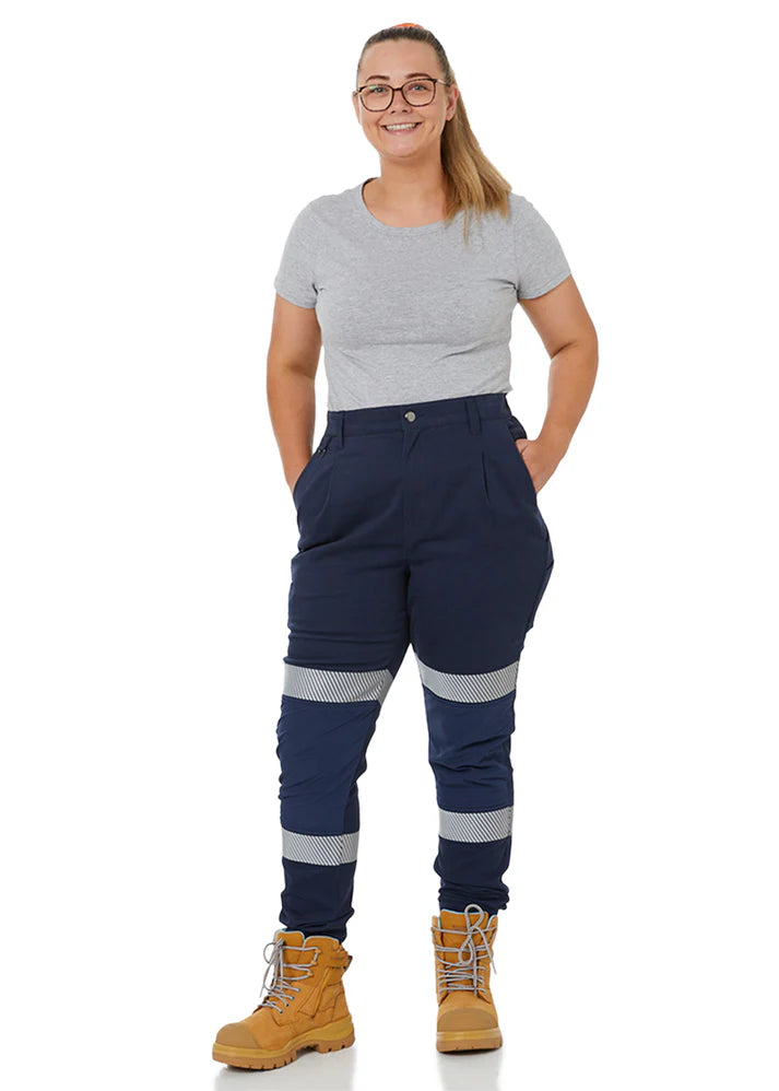 Zadie - The Workz Pant - High Waisted Reflective