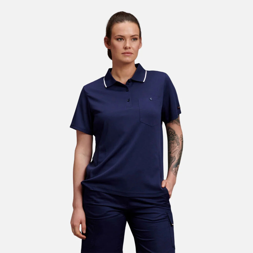 WC HF POLO S/S WNS