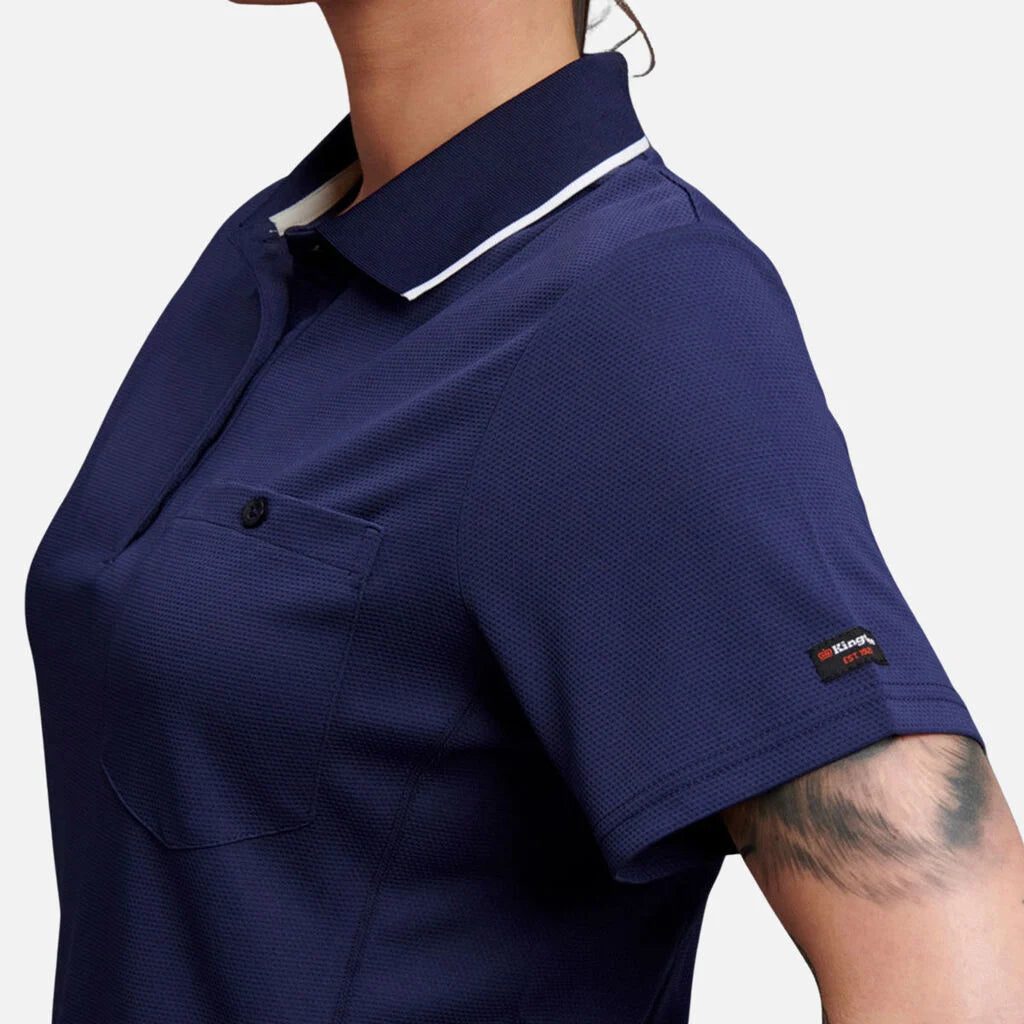 WC HF POLO S/S WNS
