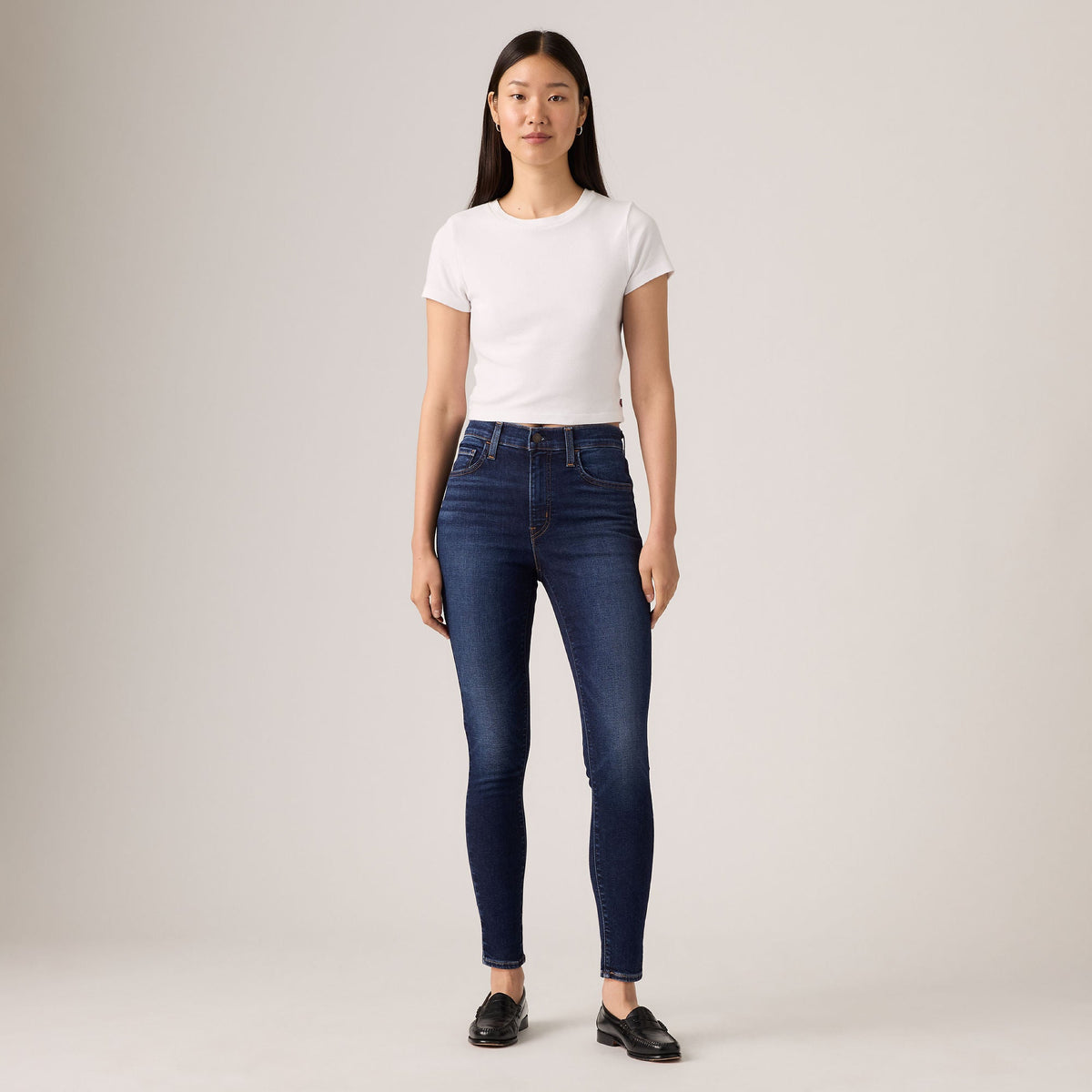 levis womens 720 high-rise super skinny jeans