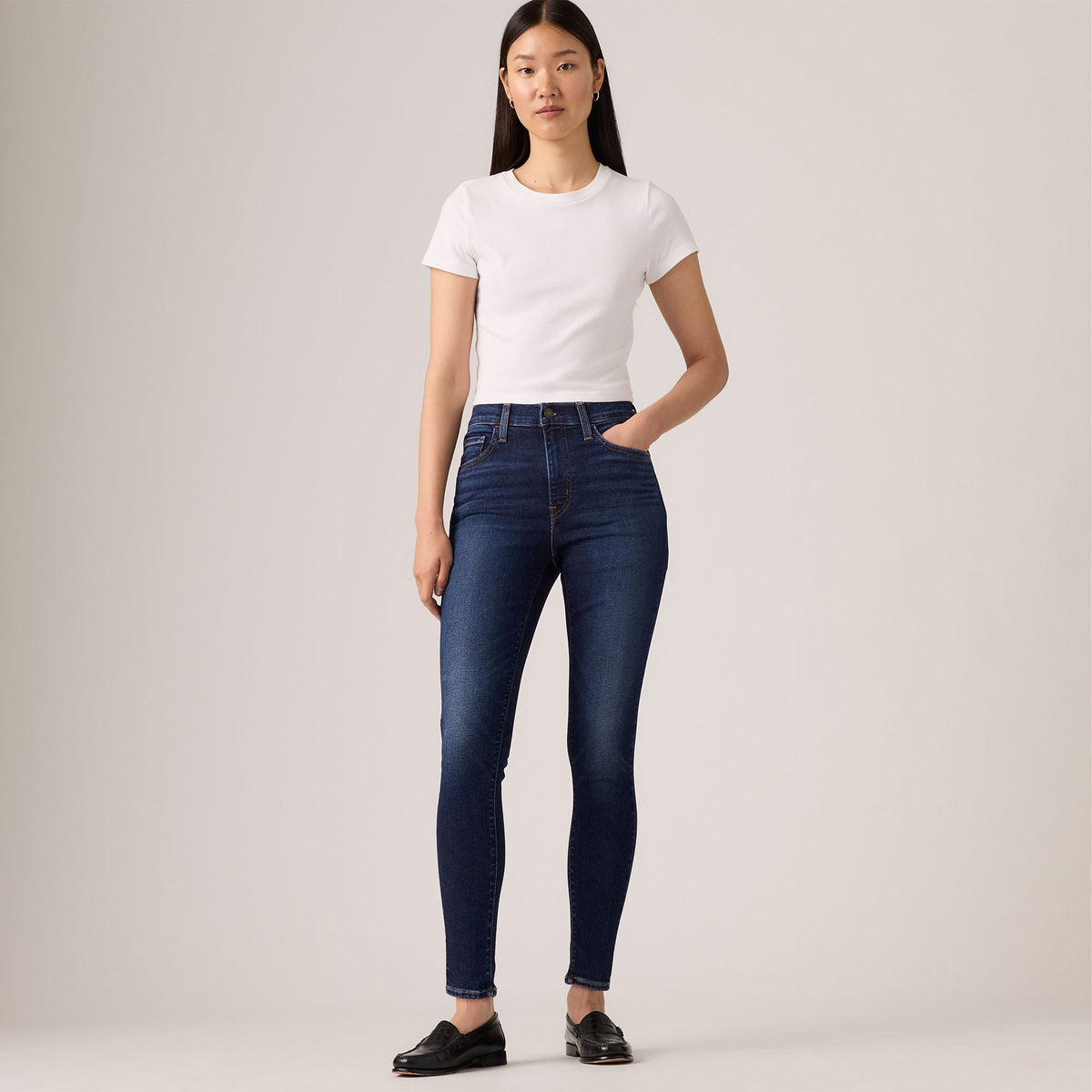 levis womens 720 high-rise super skinny jeans