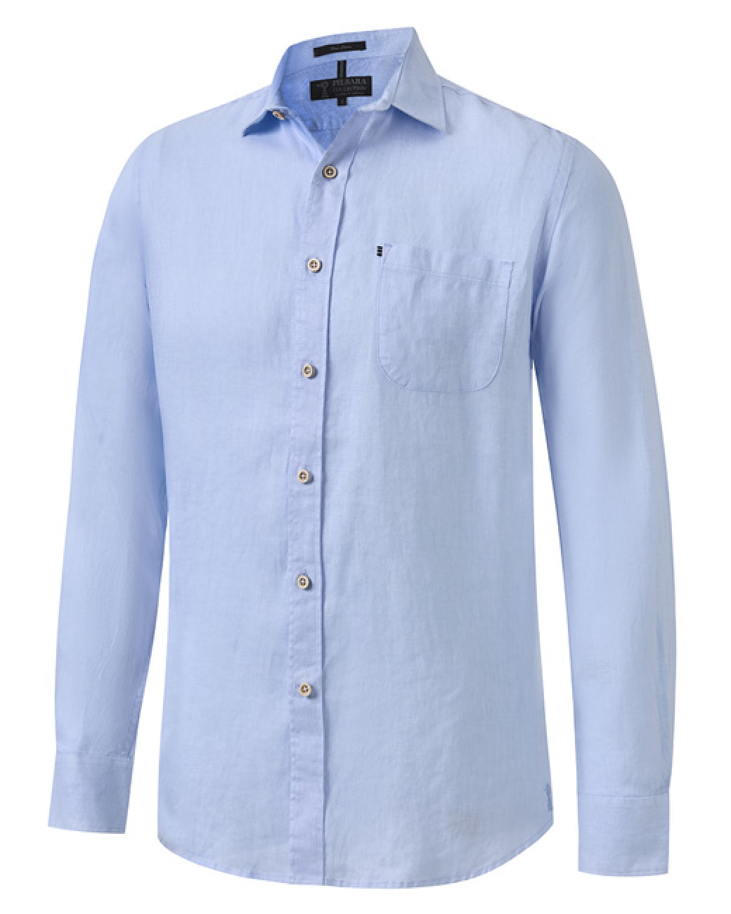 Pilbara Mens Linen L/S Shirt