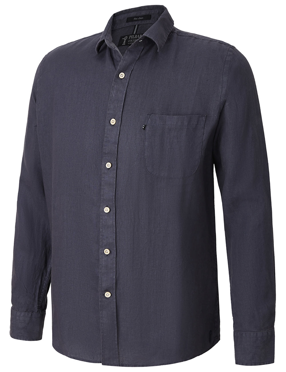 Pilbara Mens Linen L/S Shirt