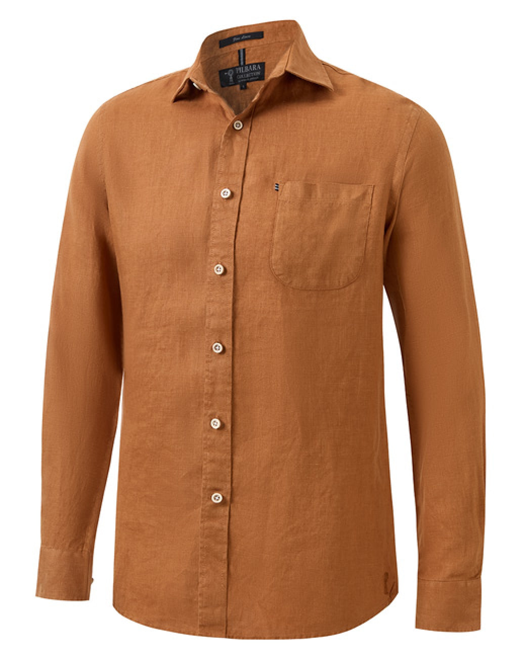 Pilbara Mens Linen L/S Shirt