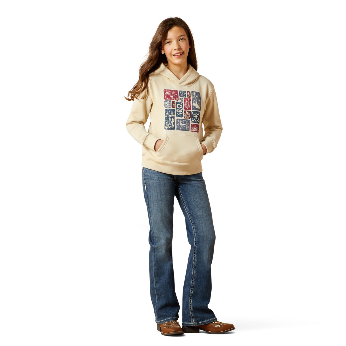 WESTERN BLOCKS HOODIE