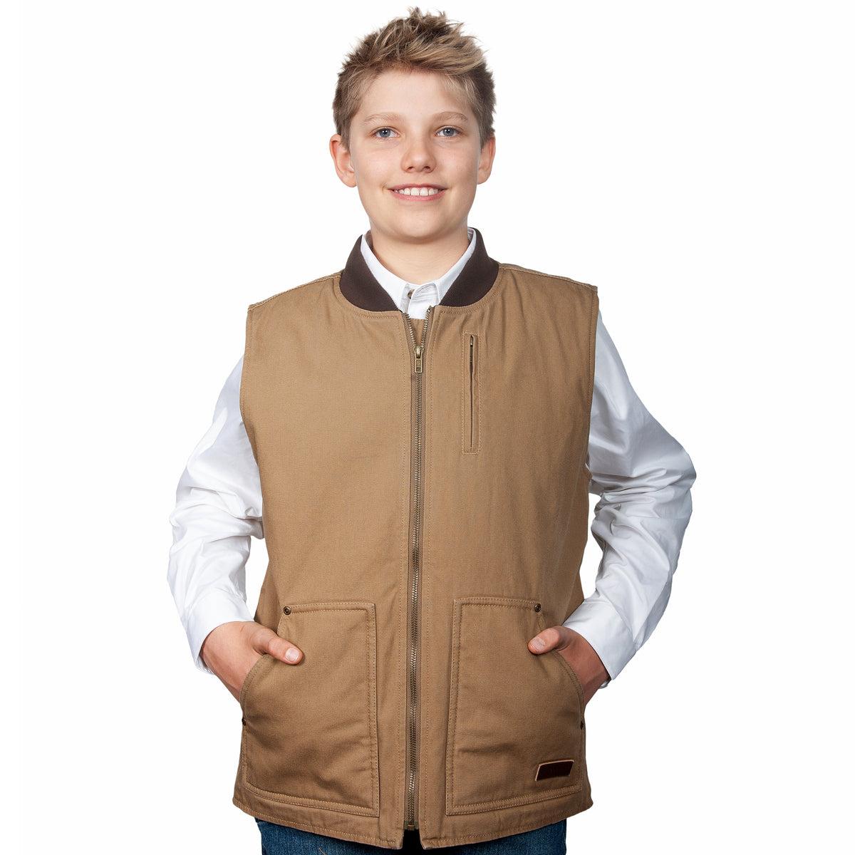 JUNIOR DIAMANTINA VEST Khaki