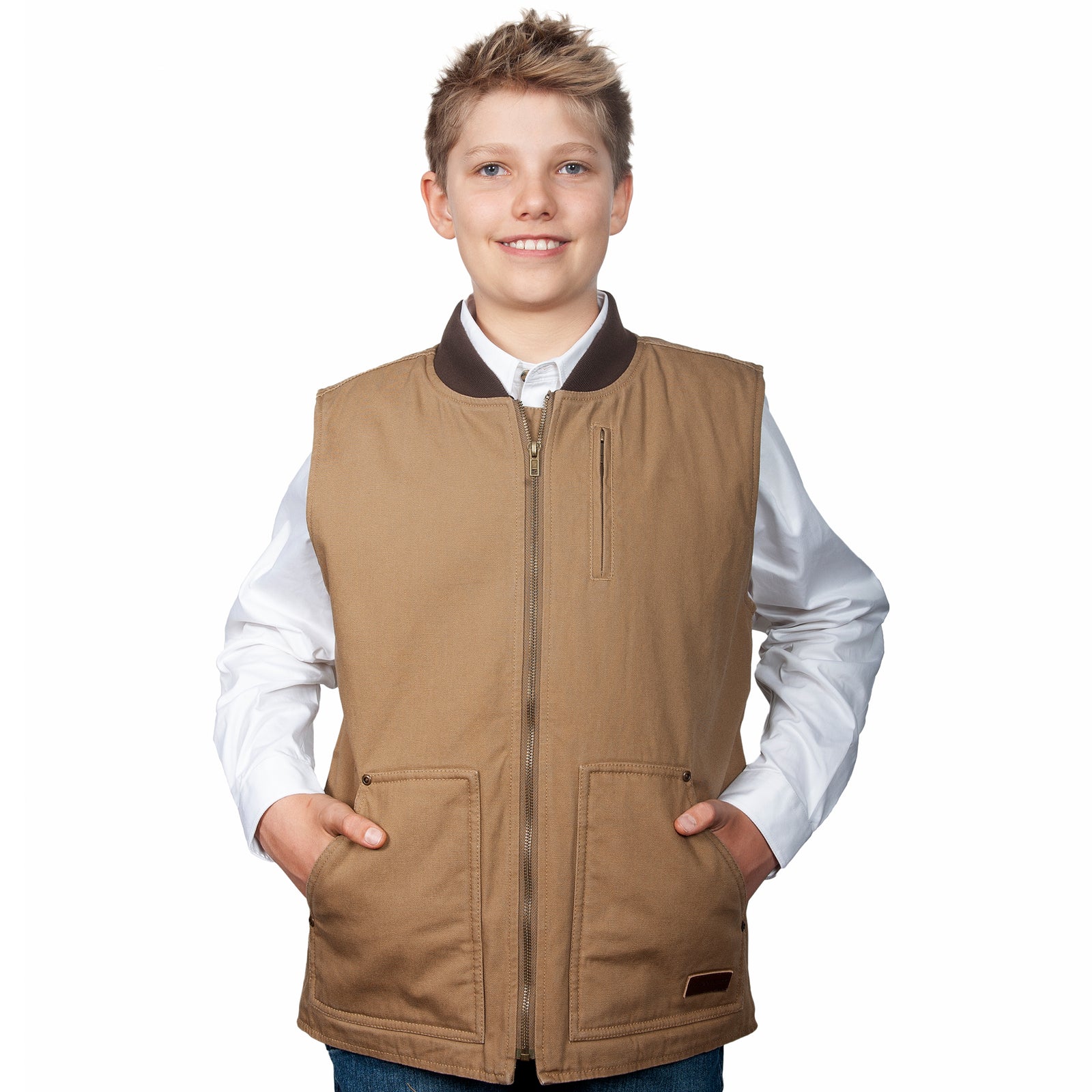 JUNIOR DIAMANTINA VEST Khaki