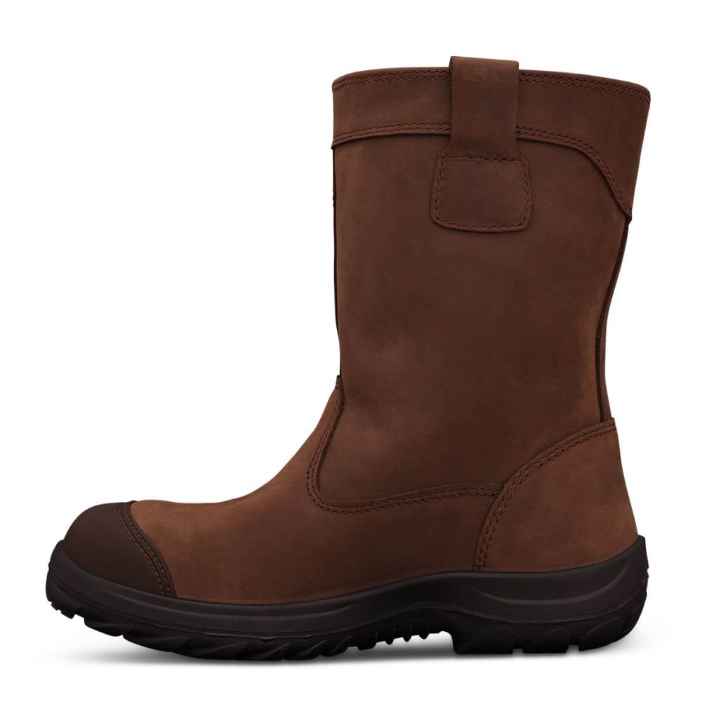 34692 BROWN PULL ON RIGGERS BOOT